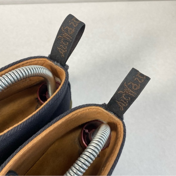 Doc Dr. Martens Daytona Black Corduroy Chukka Desert Boots Shoes Women’s Size 6 - Picture 11 of 15